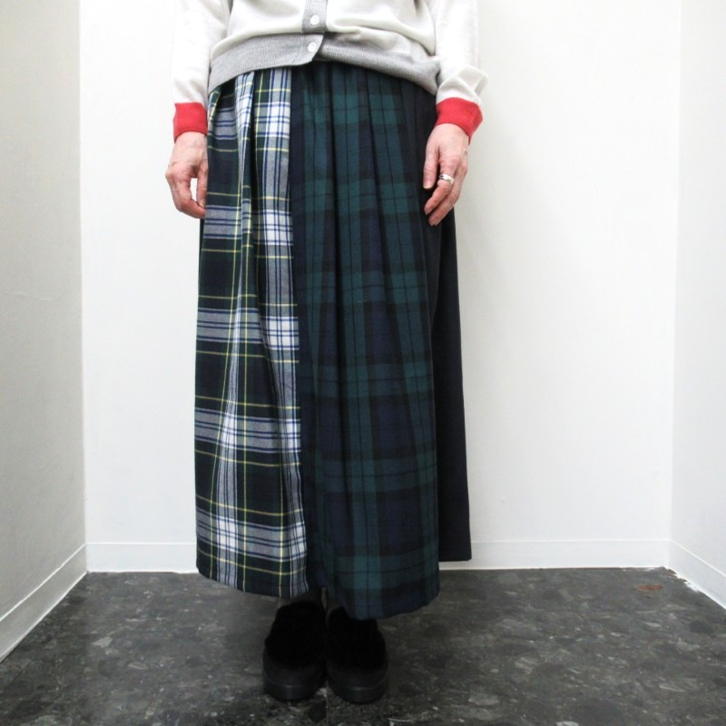 Vent d'oest  タータンチェックスカート /GR系29 【日本製】